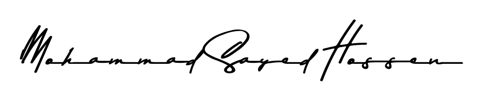 Elevate your brand with a stunning Mohammad Sayed Hossen eSignature. The Asem Kandis PERSONAL USE style provides a balanced, flowing aesthetic for everyday signing. Mohammad Sayed Hossen signature style 9 images and pictures png