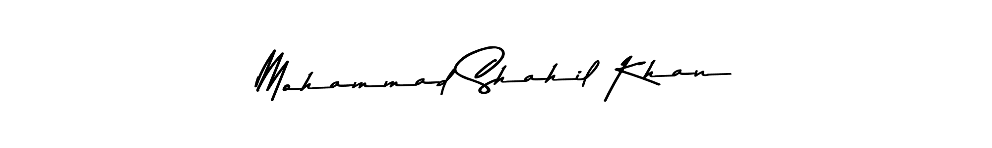 Use a signature maker to create a handwritten signature online. With this signature software, you can design (Asem Kandis PERSONAL USE) your own signature for name Mohammad Shahil Khan. Mohammad Shahil Khan signature style 9 images and pictures png