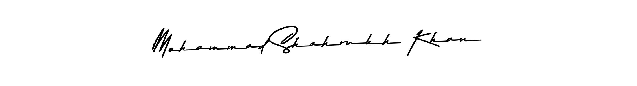 Make a beautiful signature design for name Mohammad Shahrukh Khan. With this signature (Asem Kandis PERSONAL USE) style, you can create a handwritten signature for free. Mohammad Shahrukh Khan signature style 9 images and pictures png