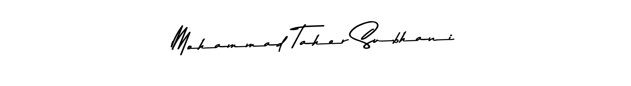 It looks lik you need a new signature style for name Mohammad Taher Subhani. Design unique handwritten (Asem Kandis PERSONAL USE) signature with our free signature maker in just a few clicks. Mohammad Taher Subhani signature style 9 images and pictures png