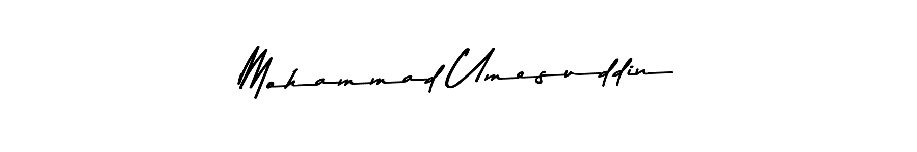 Mohammad Umesuddin stylish signature style. Best Handwritten Sign (Asem Kandis PERSONAL USE) for my name. Handwritten Signature Collection Ideas for my name Mohammad Umesuddin. Mohammad Umesuddin signature style 9 images and pictures png