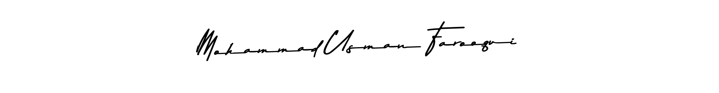 You should practise on your own different ways (Asem Kandis PERSONAL USE) to write your name (Mohammad Usman Farooqui) in signature. don't let someone else do it for you. Mohammad Usman Farooqui signature style 9 images and pictures png