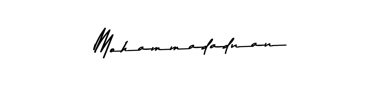 Create a beautiful signature design for name Mohammadadnan. With this signature (Asem Kandis PERSONAL USE) fonts, you can make a handwritten signature for free. Mohammadadnan signature style 9 images and pictures png