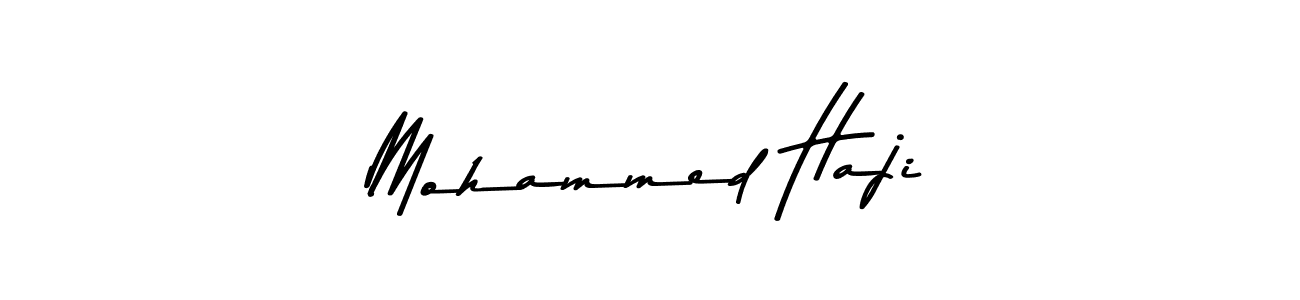 Mohammed Haji stylish signature style. Best Handwritten Sign (Asem Kandis PERSONAL USE) for my name. Handwritten Signature Collection Ideas for my name Mohammed Haji. Mohammed Haji signature style 9 images and pictures png