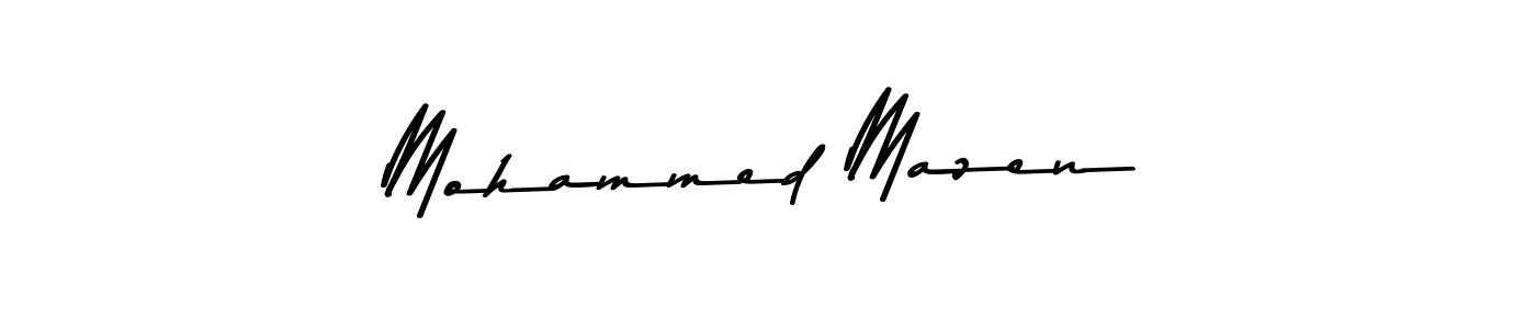 if you are searching for the best signature style for your name Mohammed Mazen. so please give up your signature search. here we have designed multiple signature styles  using Asem Kandis PERSONAL USE. Mohammed Mazen signature style 9 images and pictures png