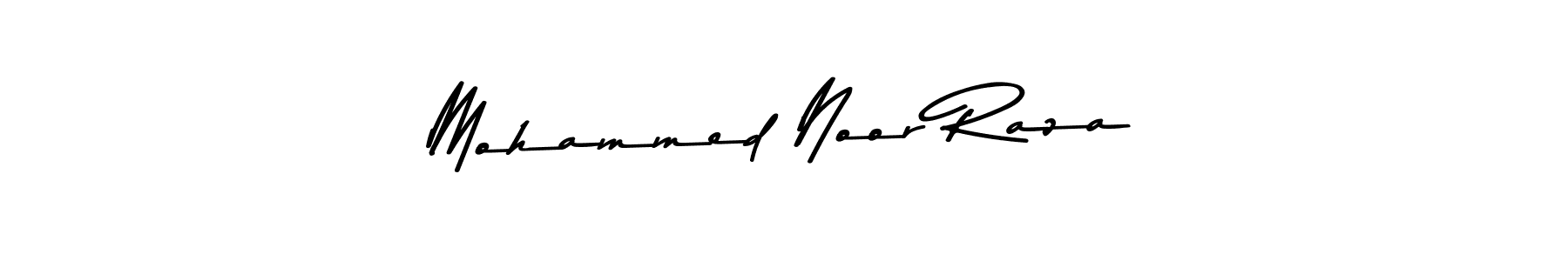 Make a beautiful signature design for name Mohammed Noor Raza. With this signature (Asem Kandis PERSONAL USE) style, you can create a handwritten signature for free. Mohammed Noor Raza signature style 9 images and pictures png
