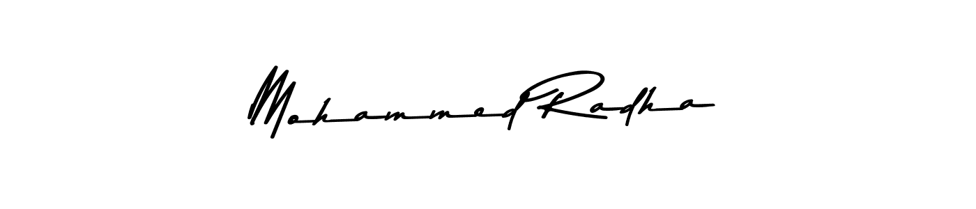 Use a signature maker to create a handwritten signature online. With this signature software, you can design (Asem Kandis PERSONAL USE) your own signature for name Mohammed Radha. Mohammed Radha signature style 9 images and pictures png