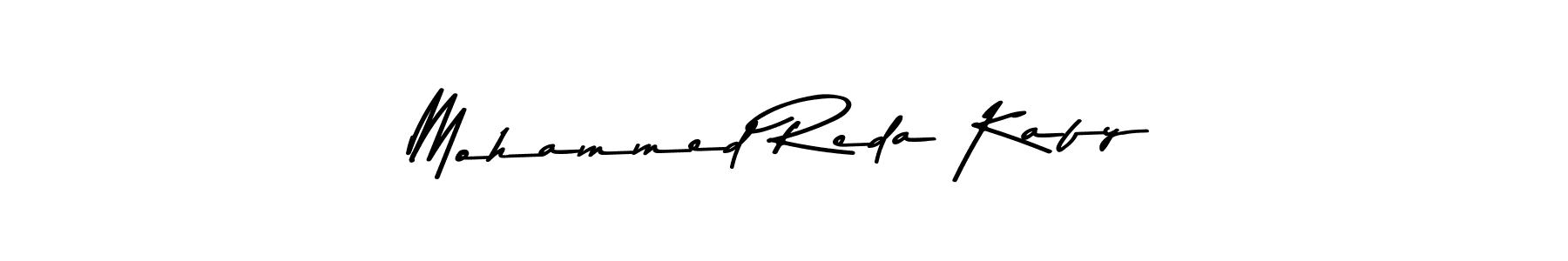 Create a beautiful signature design for name Mohammed Reda Kafy. With this signature (Asem Kandis PERSONAL USE) fonts, you can make a handwritten signature for free. Mohammed Reda Kafy signature style 9 images and pictures png