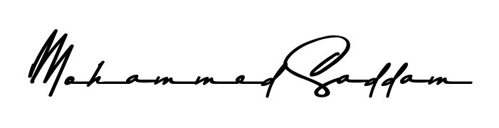 Achieve flawless digital penmanship with Mohammed Saddam name in Asem Kandis PERSONAL USE font. The perfect tool for creating online signatures. Mohammed Saddam signature style 9 images and pictures png