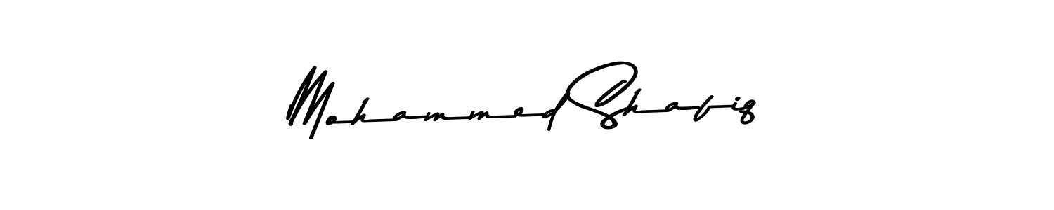 How to make Mohammed Shafiq name signature. Use Asem Kandis PERSONAL USE style for creating short signs online. This is the latest handwritten sign. Mohammed Shafiq signature style 9 images and pictures png