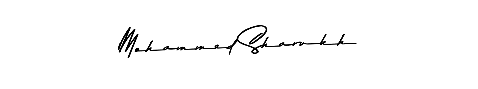 Make a beautiful signature design for name Mohammed Sharukh. With this signature (Asem Kandis PERSONAL USE) style, you can create a handwritten signature for free. Mohammed Sharukh signature style 9 images and pictures png