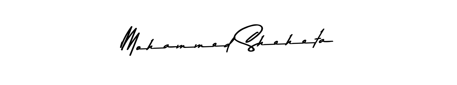Create a beautiful signature design for name Mohammed Sheheta. With this signature (Asem Kandis PERSONAL USE) fonts, you can make a handwritten signature for free. Mohammed Sheheta signature style 9 images and pictures png