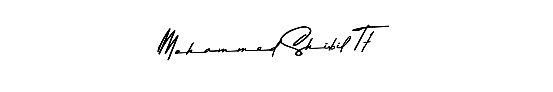 Asem Kandis PERSONAL USE is a professional signature style that is perfect for those who want to add a touch of class to their signature. It is also a great choice for those who want to make their signature more unique. Get Mohammed Shibil Tt name to fancy signature for free. Mohammed Shibil Tt signature style 9 images and pictures png