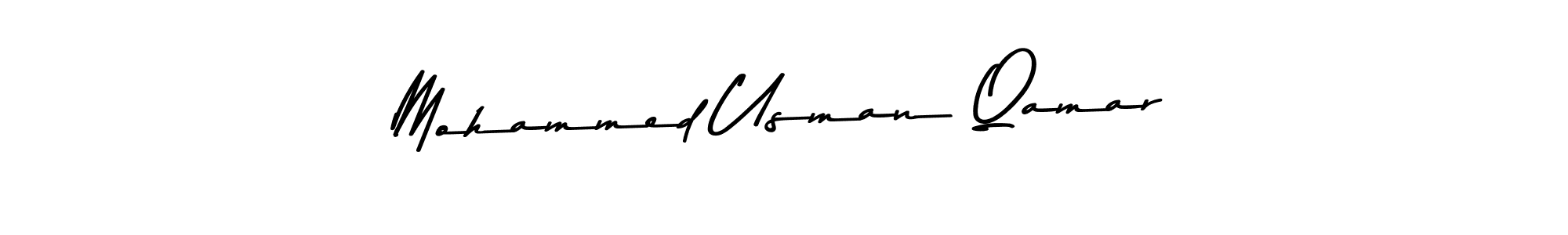 Mohammed Usman Qamar stylish signature style. Best Handwritten Sign (Asem Kandis PERSONAL USE) for my name. Handwritten Signature Collection Ideas for my name Mohammed Usman Qamar. Mohammed Usman Qamar signature style 9 images and pictures png