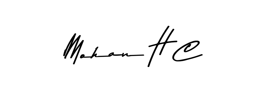 How to make Mohan H C signature? Asem Kandis PERSONAL USE is a professional autograph style. Create handwritten signature for Mohan H C name. Mohan H C signature style 9 images and pictures png