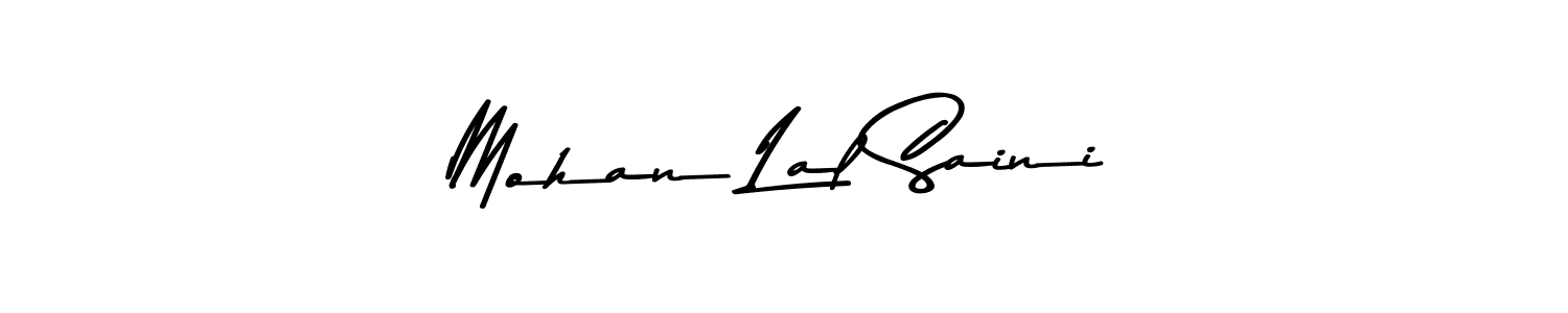 if you are searching for the best signature style for your name Mohan Lal Saini. so please give up your signature search. here we have designed multiple signature styles  using Asem Kandis PERSONAL USE. Mohan Lal Saini signature style 9 images and pictures png