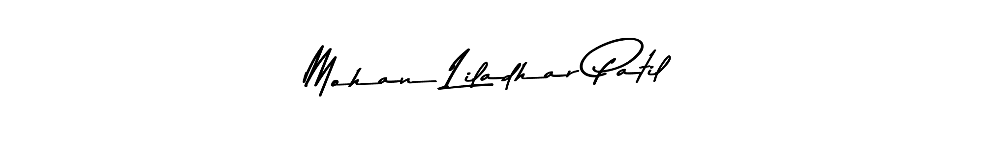 Make a beautiful signature design for name Mohan Liladhar Patil. With this signature (Asem Kandis PERSONAL USE) style, you can create a handwritten signature for free. Mohan Liladhar Patil signature style 9 images and pictures png