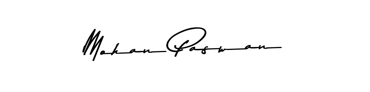 Create a beautiful signature design for name Mohan Paswan. With this signature (Asem Kandis PERSONAL USE) fonts, you can make a handwritten signature for free. Mohan Paswan signature style 9 images and pictures png