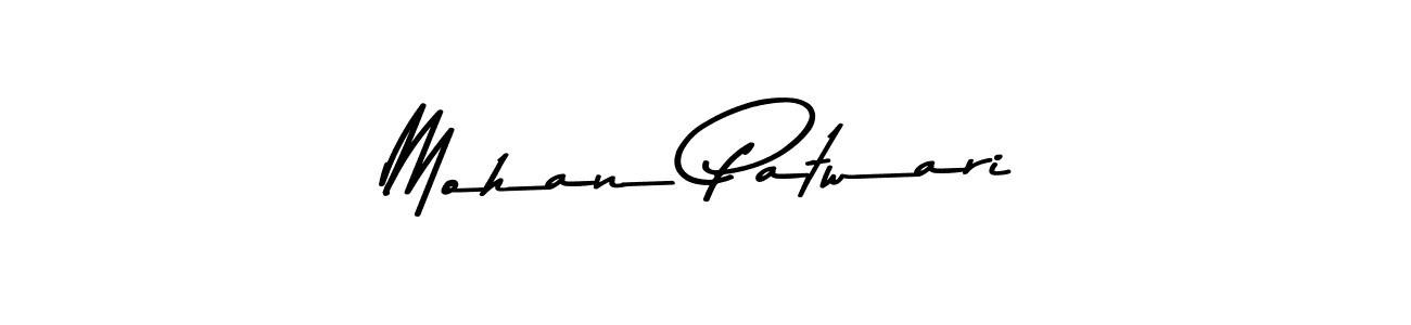 Make a beautiful signature design for name Mohan Patwari. With this signature (Asem Kandis PERSONAL USE) style, you can create a handwritten signature for free. Mohan Patwari signature style 9 images and pictures png