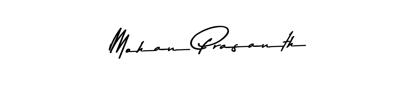 How to make Mohan Prasanth signature? Asem Kandis PERSONAL USE is a professional autograph style. Create handwritten signature for Mohan Prasanth name. Mohan Prasanth signature style 9 images and pictures png