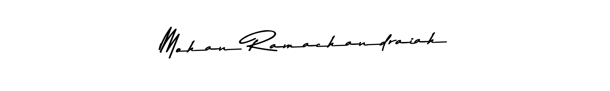 Asem Kandis PERSONAL USE is a professional signature style that is perfect for those who want to add a touch of class to their signature. It is also a great choice for those who want to make their signature more unique. Get Mohan Ramachandraiah name to fancy signature for free. Mohan Ramachandraiah signature style 9 images and pictures png