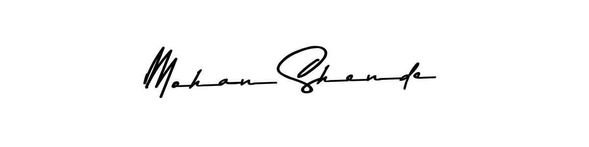 You should practise on your own different ways (Asem Kandis PERSONAL USE) to write your name (Mohan Shende) in signature. don't let someone else do it for you. Mohan Shende signature style 9 images and pictures png