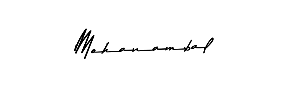 Mohanambal stylish signature style. Best Handwritten Sign (Asem Kandis PERSONAL USE) for my name. Handwritten Signature Collection Ideas for my name Mohanambal. Mohanambal signature style 9 images and pictures png