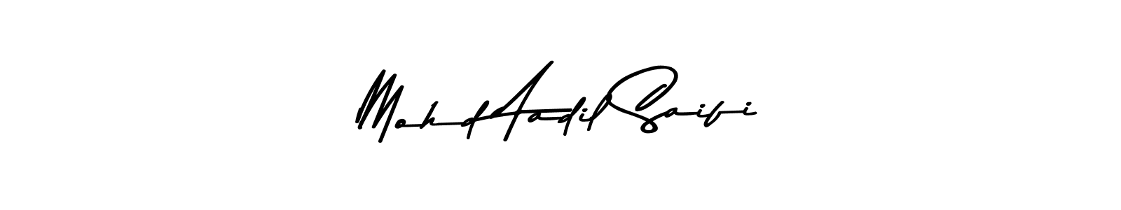 How to make Mohd Aadil Saifi signature? Asem Kandis PERSONAL USE is a professional autograph style. Create handwritten signature for Mohd Aadil Saifi name. Mohd Aadil Saifi signature style 9 images and pictures png