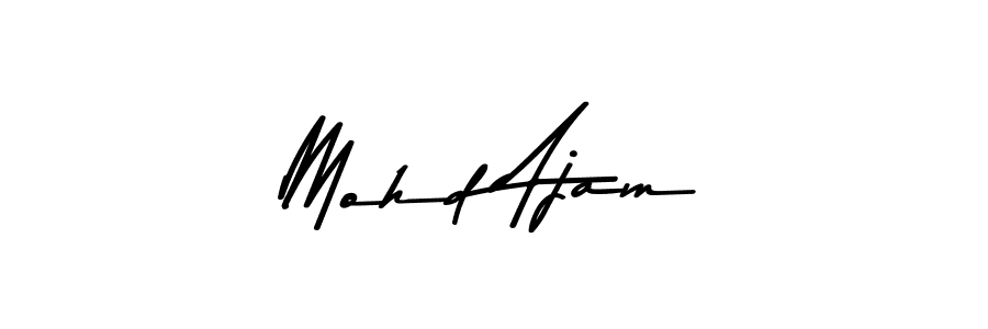 You should practise on your own different ways (Asem Kandis PERSONAL USE) to write your name (Mohd Ajam) in signature. don't let someone else do it for you. Mohd Ajam signature style 9 images and pictures png