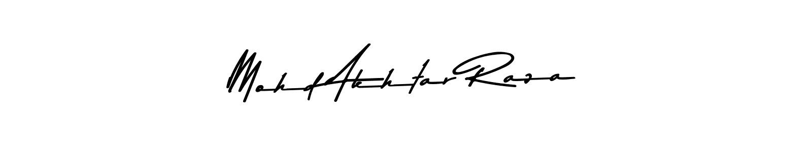 Make a beautiful signature design for name Mohd Akhtar Raza. Use this online signature maker to create a handwritten signature for free. Mohd Akhtar Raza signature style 9 images and pictures png