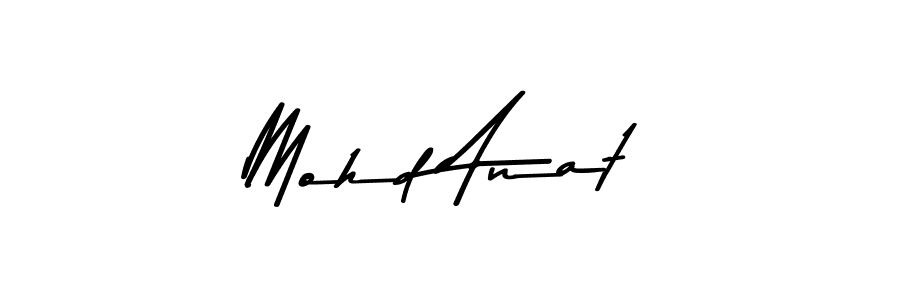Make a beautiful signature design for name Mohd Anat. Use this online signature maker to create a handwritten signature for free. Mohd Anat signature style 9 images and pictures png