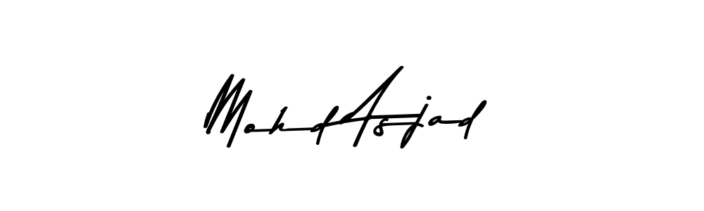 The best way (Asem Kandis PERSONAL USE) to make a short signature is to pick only two or three words in your name. The name Mohd Asjad include a total of six letters. For converting this name. Mohd Asjad signature style 9 images and pictures png