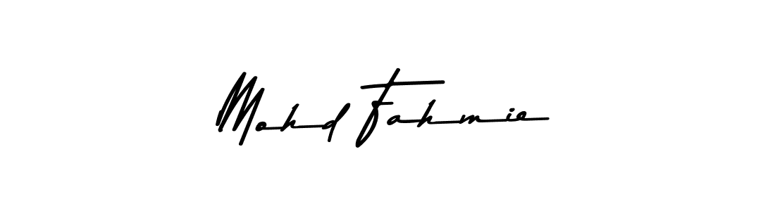 Mohd Fahmie stylish signature style. Best Handwritten Sign (Asem Kandis PERSONAL USE) for my name. Handwritten Signature Collection Ideas for my name Mohd Fahmie. Mohd Fahmie signature style 9 images and pictures png