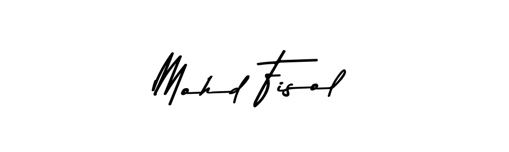 Design your own signature with our free online signature maker. With this signature software, you can create a handwritten (Asem Kandis PERSONAL USE) signature for name Mohd Fisol. Mohd Fisol signature style 9 images and pictures png