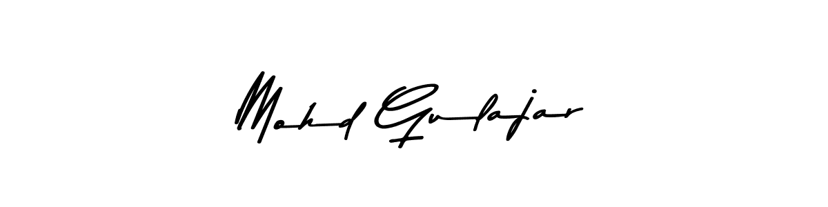 Design your own signature with our free online signature maker. With this signature software, you can create a handwritten (Asem Kandis PERSONAL USE) signature for name Mohd Gulajar. Mohd Gulajar signature style 9 images and pictures png