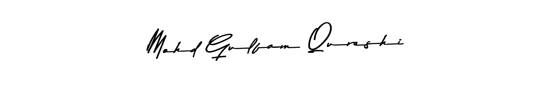 The best way (Asem Kandis PERSONAL USE) to make a short signature is to pick only two or three words in your name. The name Mohd Gulfam Qureshi include a total of six letters. For converting this name. Mohd Gulfam Qureshi signature style 9 images and pictures png