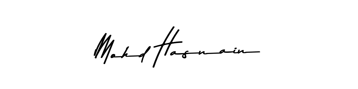 Asem Kandis PERSONAL USE is a professional signature style that is perfect for those who want to add a touch of class to their signature. It is also a great choice for those who want to make their signature more unique. Get Mohd Hasnain name to fancy signature for free. Mohd Hasnain signature style 9 images and pictures png