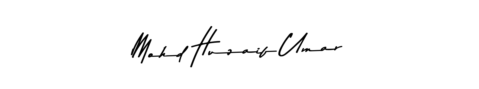 Mohd Huzaif Umar stylish signature style. Best Handwritten Sign (Asem Kandis PERSONAL USE) for my name. Handwritten Signature Collection Ideas for my name Mohd Huzaif Umar. Mohd Huzaif Umar signature style 9 images and pictures png