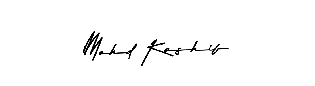 How to make Mohd Kashif name signature. Use Asem Kandis PERSONAL USE style for creating short signs online. This is the latest handwritten sign. Mohd Kashif signature style 9 images and pictures png