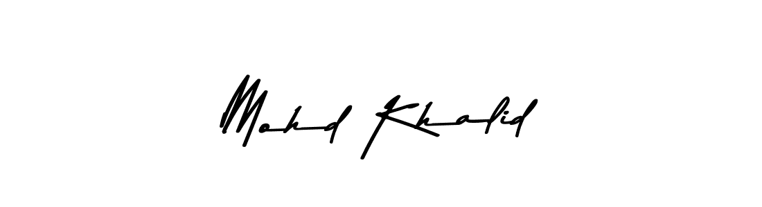 Mohd Khalid stylish signature style. Best Handwritten Sign (Asem Kandis PERSONAL USE) for my name. Handwritten Signature Collection Ideas for my name Mohd Khalid. Mohd Khalid signature style 9 images and pictures png