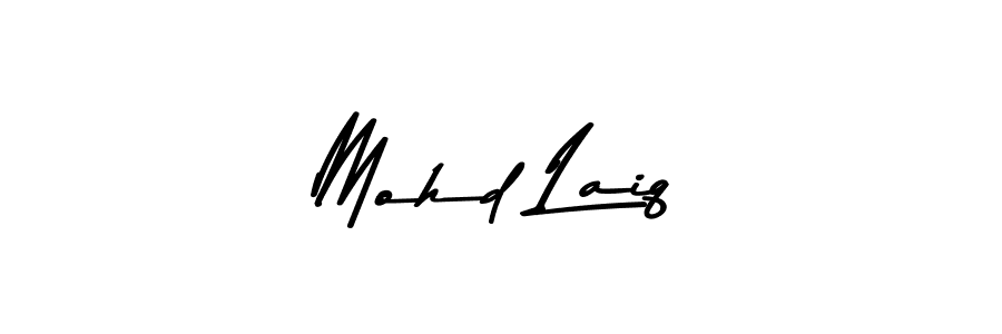 How to make Mohd Laiq signature? Asem Kandis PERSONAL USE is a professional autograph style. Create handwritten signature for Mohd Laiq name. Mohd Laiq signature style 9 images and pictures png