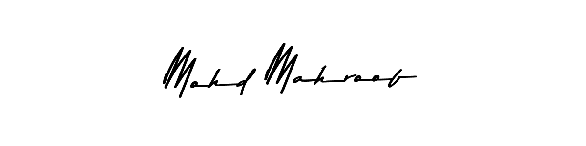 You should practise on your own different ways (Asem Kandis PERSONAL USE) to write your name (Mohd Mahroof) in signature. don't let someone else do it for you. Mohd Mahroof signature style 9 images and pictures png
