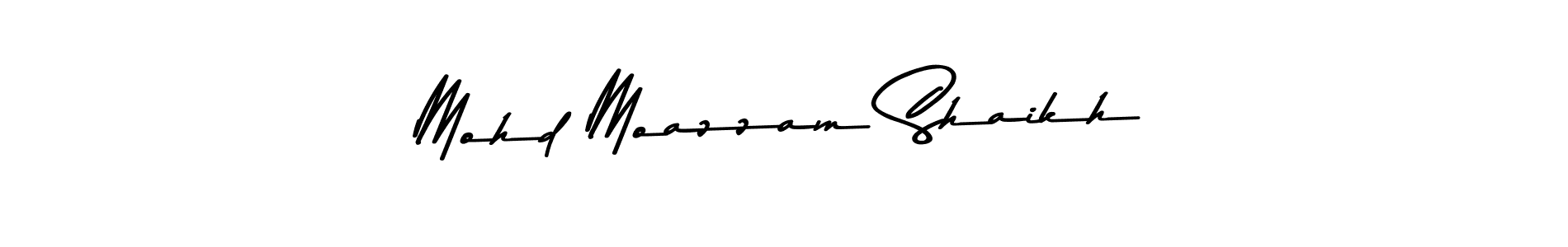 Mohd Moazzam Shaikh stylish signature style. Best Handwritten Sign (Asem Kandis PERSONAL USE) for my name. Handwritten Signature Collection Ideas for my name Mohd Moazzam Shaikh. Mohd Moazzam Shaikh signature style 9 images and pictures png