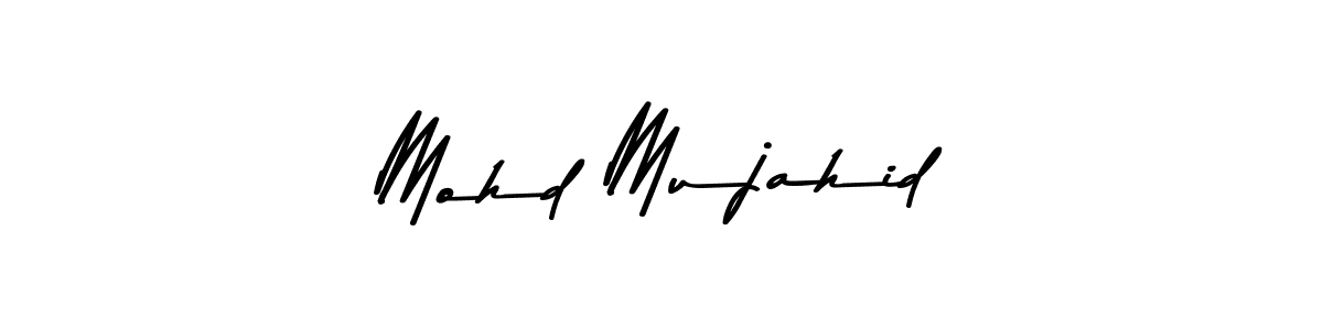 How to make Mohd Mujahid signature? Asem Kandis PERSONAL USE is a professional autograph style. Create handwritten signature for Mohd Mujahid name. Mohd Mujahid signature style 9 images and pictures png