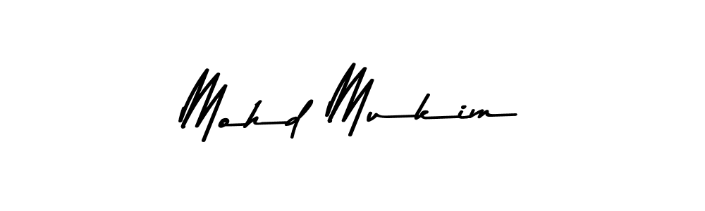 Mohd Mukim stylish signature style. Best Handwritten Sign (Asem Kandis PERSONAL USE) for my name. Handwritten Signature Collection Ideas for my name Mohd Mukim. Mohd Mukim signature style 9 images and pictures png
