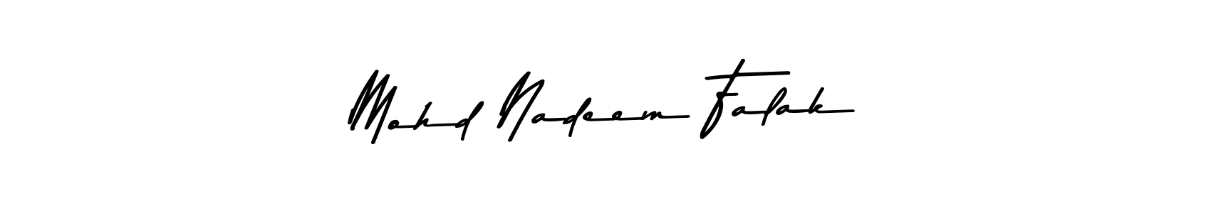 How to make Mohd Nadeem Falak signature? Asem Kandis PERSONAL USE is a professional autograph style. Create handwritten signature for Mohd Nadeem Falak name. Mohd Nadeem Falak signature style 9 images and pictures png