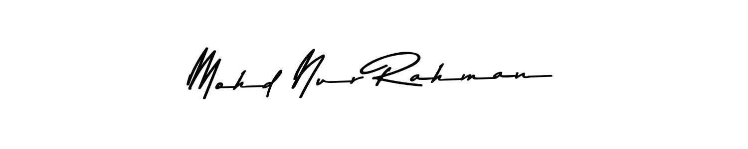 Make a beautiful signature design for name Mohd Nur Rahman. Use this online signature maker to create a handwritten signature for free. Mohd Nur Rahman signature style 9 images and pictures png