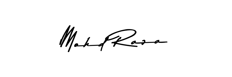 Design your own signature with our free online signature maker. With this signature software, you can create a handwritten (Asem Kandis PERSONAL USE) signature for name Mohd Raza. Mohd Raza signature style 9 images and pictures png