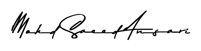 Similarly Asem Kandis PERSONAL USE is the best handwritten signature design. Signature creator online. You can use it as an online autograph creator for name Mohd Saeed Ansari. Mohd Saeed Ansari signature style 9 images and pictures png