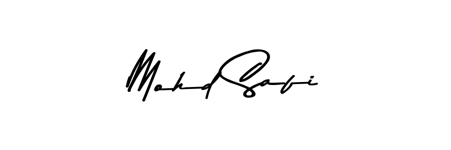 How to make Mohd Safi name signature. Use Asem Kandis PERSONAL USE style for creating short signs online. This is the latest handwritten sign. Mohd Safi signature style 9 images and pictures png